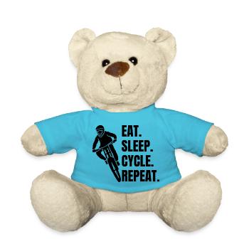 Bicycle Mountain Bike Cycling Cycling Tour Cycling - Teddy Bear - atoll blue - Front