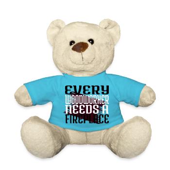 carpenter funny tree feller - Teddy - Atollblau - Vorne