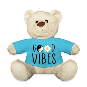 good vibes - Teddy Bear - atoll blue - Front