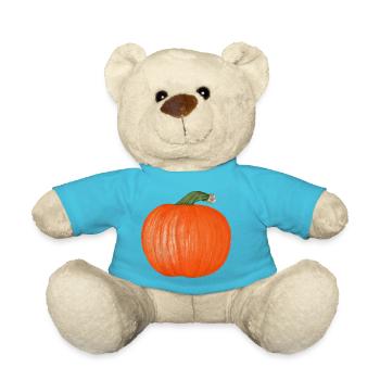 Grosse citrouille pour tous les fans d’Halloween - Nounours - bleu outremer - Devant