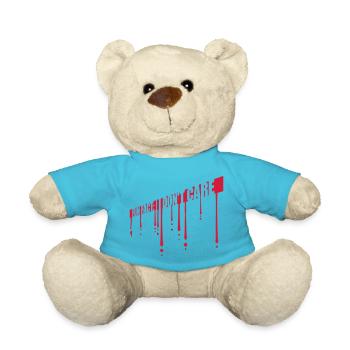 I don't care fact - Teddy Bear - atoll blue - Front