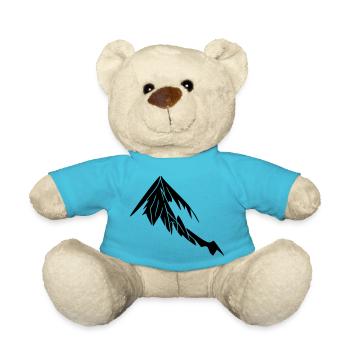 Berge Berg Wandern Abenteuer Freien Reise Vektor - Teddy - Atollblau - Vorne
