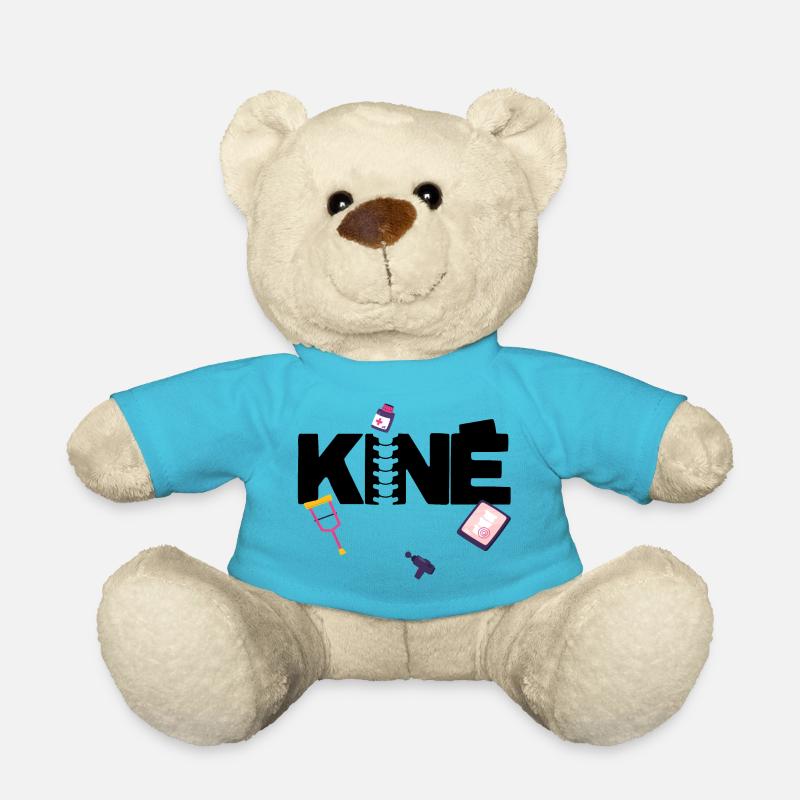 Kiné Cadeau pour Masseur Kinésithérapeute - Nounours - bleu outremer