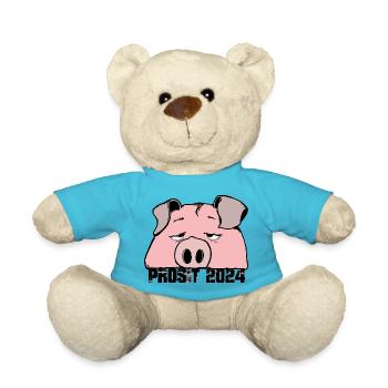 Prosit 2024 - Teddy - Atollblau - Vorne