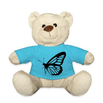 Butterfly Nature Butterflies Vector 8 - Teddy Bear - atoll blue - Front