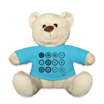 bicycle wheels - Teddy Bear - atoll blue - Front