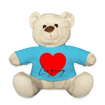 i Love Langeoog - Teddy - Atollblau - Vorne