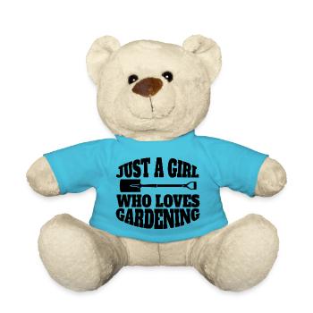 Gardener Gardening Hobby Gardener Gardening Garden - Teddy Bear - atoll blue - Front