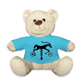 Das Pferd auf Rädern - Teddy - Atollblau - Vorne