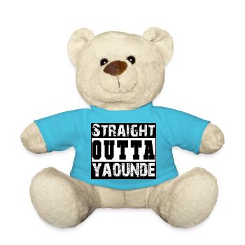 Straight Outta Yaoundé Vintage - hip-hip cool - Nounours - bleu outremer - Devant