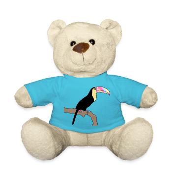 Tukan Tie Dye Version - Teddy - Atollblau - Vorne
