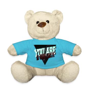 pet cat cartoon cat funny quote kitten - Teddy - Atollblau - Vorne