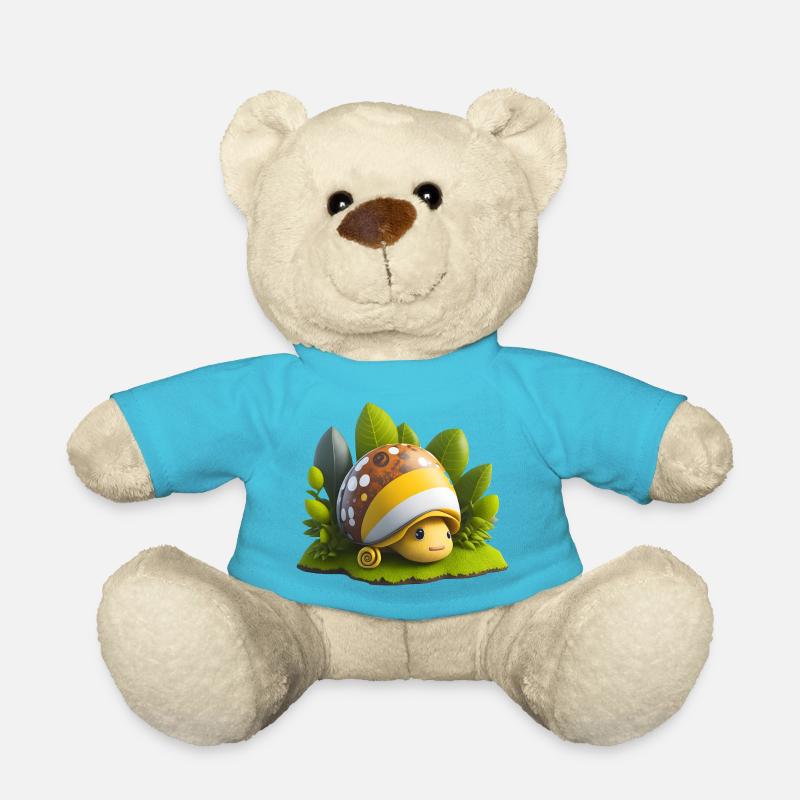 Petit escargot - Nounours - bleu outremer