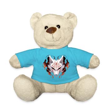 Kitsune-Maske - Teddy - Atollblau - Vorne