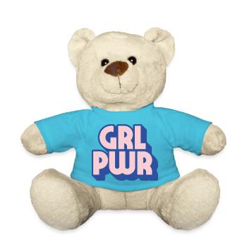 Girl Power - Teddy - Atollblau - Vorne