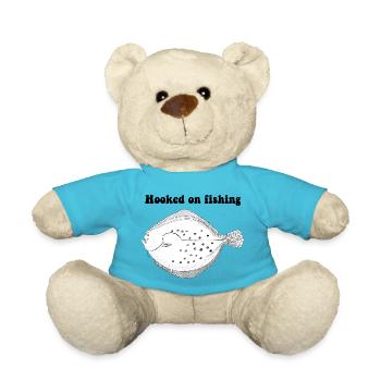 Hooked on fishing 2 - Teddy Bear - atoll blue - Front