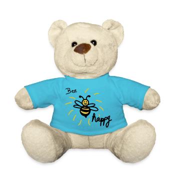 Bee happy - Teddy - Atollblau - Vorne