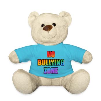 Stoppen Sie das Mobbing von LGBTQ - Teddy - Atollblau - Vorne