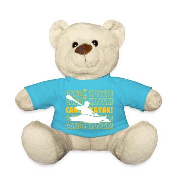 Canoe kayak canoe kayak canoe kayak - Teddy Bear - atoll blue - Front