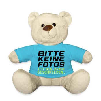 bitte keine fotos - Teddy - Atollblau - Vorne