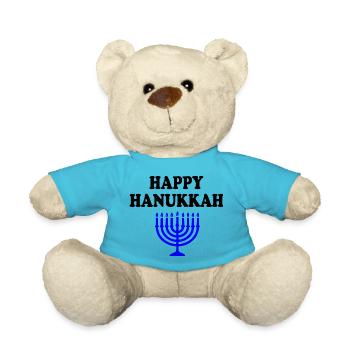 HAPPY HANUKKAH - Nounours - bleu outremer - Devant