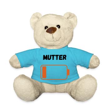 Mutter auf Reserve - Teddy - Atollblau - Vorne