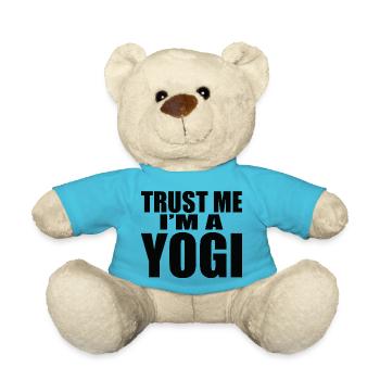 Yoga Meditation Spa Namaste - Teddy Bear - atoll blue - Front