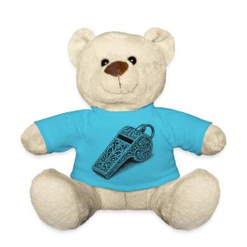 Whistle - Teddy Bear - atoll blue - Front
