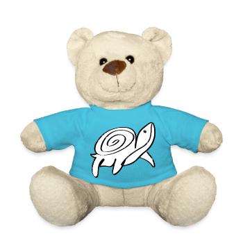 Eine süße Schildkröte - Teddy - Atollblau - Vorne