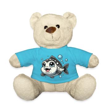 Cod baby - Teddy Bear - atoll blue - Front
