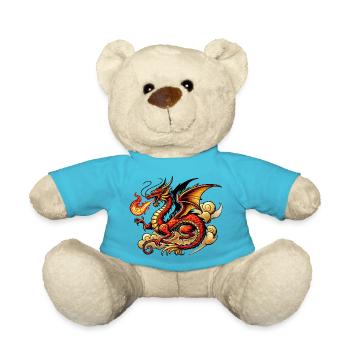 Dragon de Chine - Nounours - bleu outremer - Devant