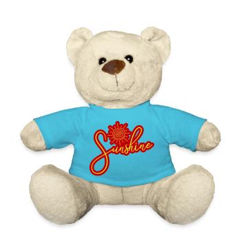 Sonnenschein Sonne Symbol - Teddy - Atollblau - Vorne