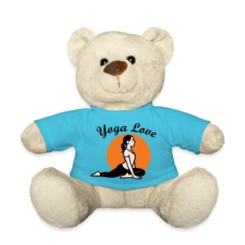 Yoga Amour - Nounours - bleu outremer - Devant