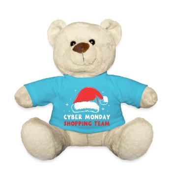 Cyber Monday shopping spree - Teddy Bear - atoll blue - Front