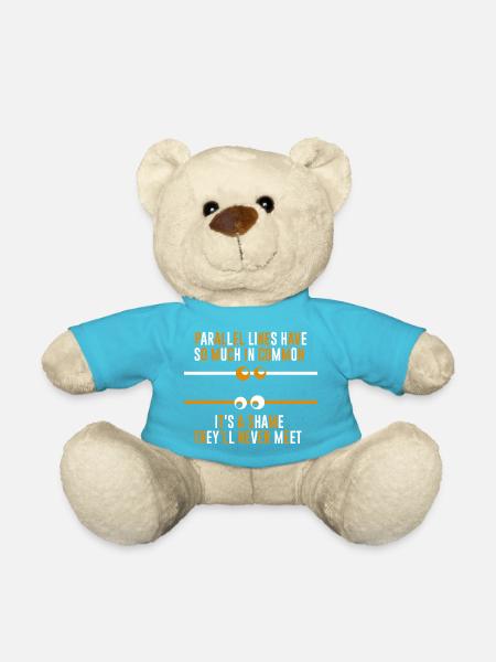 Lustiges Mathematik Sprüche Mathelehrer Lehrer - Teddy - Atollblau