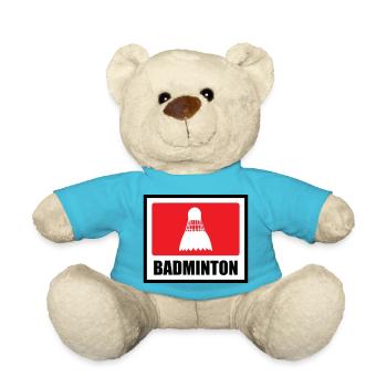 Badminton – Sport – Schläger - Teddy - Atollblau - Vorne