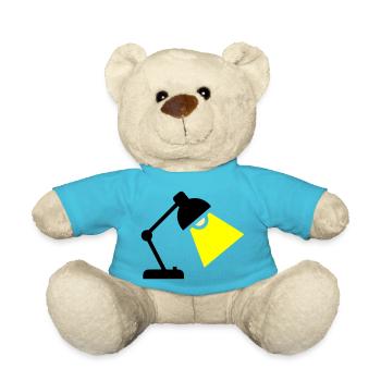 Desk Lamp Light Idea - Teddy Bear - atoll blue - Front