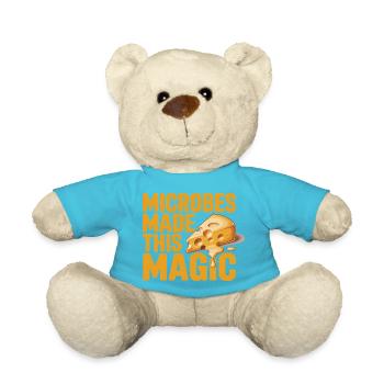 Mikroben haben gezaubert | Käse - Teddy - Atollblau - Vorne