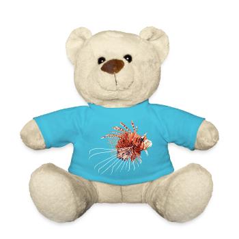 Feuerfisch Illustration - Teddy - Atollblau - Vorne