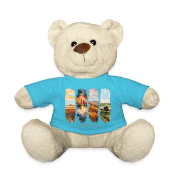 Indiana Urlaub Travel – Heartland & Natur Motiv - Teddy - Atollblau - Vorne
