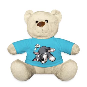 Schnauzer géant Schnauzer Propriétaire de Schnauzer - Nounours - bleu outremer - Devant