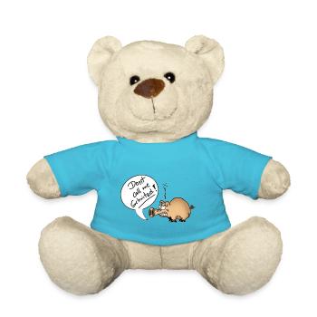 DontCallMeSchnitzel - Teddy - Atollblau - Vorne