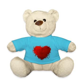 Herz paint - Nounours - bleu outremer - Devant
