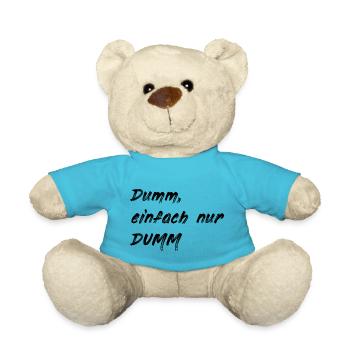 Stupide juste stupide - Nounours - bleu outremer - Devant