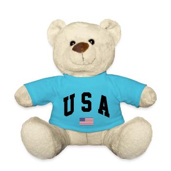 États-Unis États-Unis d’Amérique Graphique - Nounours - bleu outremer - Devant