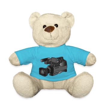 Caméra vidéo - Nounours - bleu outremer - Devant