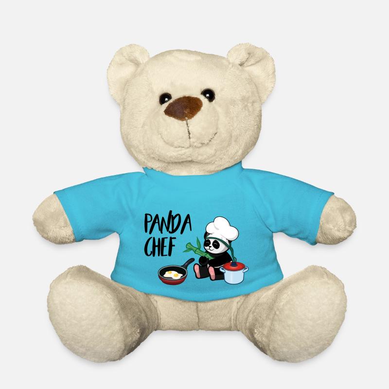 Panda koch - Teddy - Atollblau