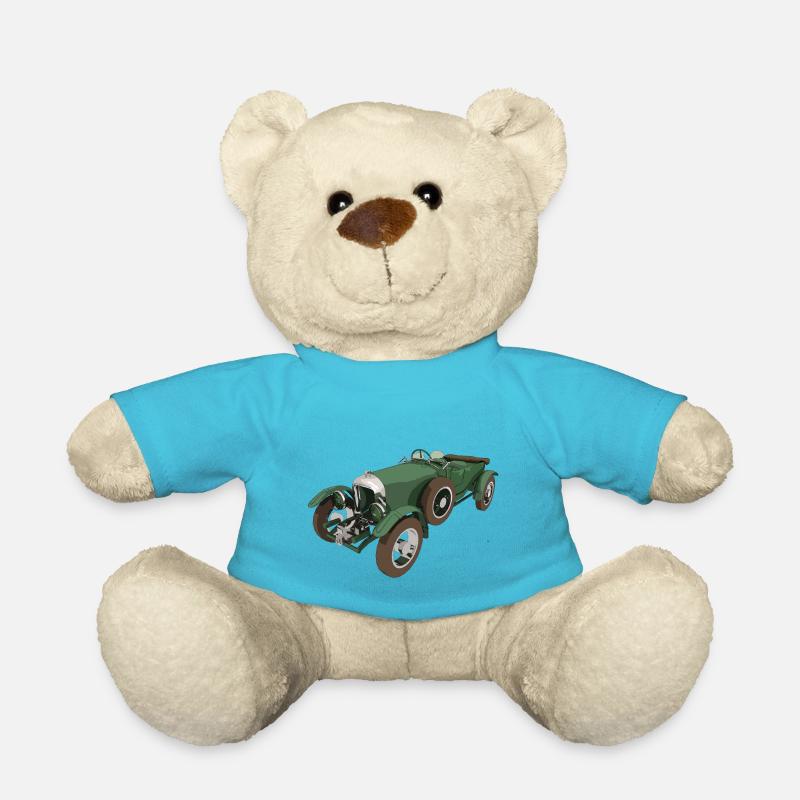Schöner Oldtimer, Auto, KFZ - Teddy - Atollblau