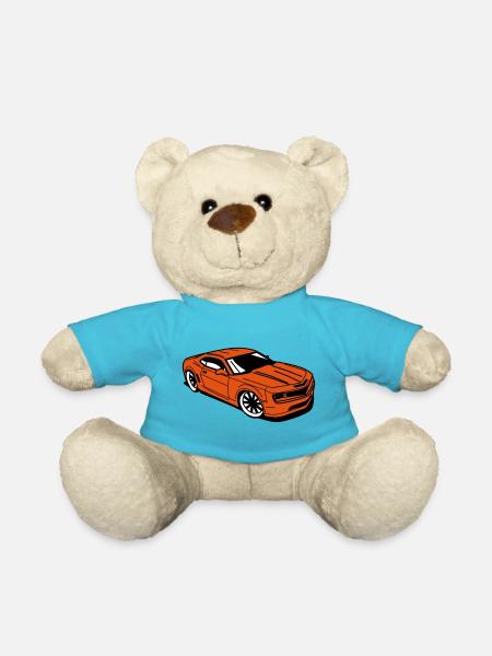 Sports car camaro - Teddy Bear - atoll blue