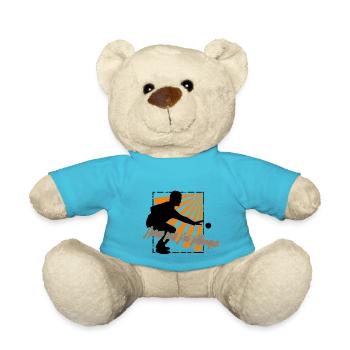 Ich kann nicht Pétanque haben - Teddy - Atollblau - Vorne